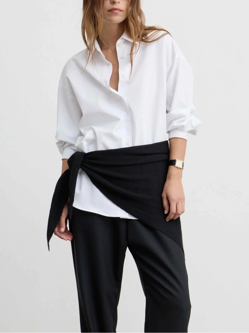 ALMINA CONCEPT Oversized BF Shirt - Size Medium